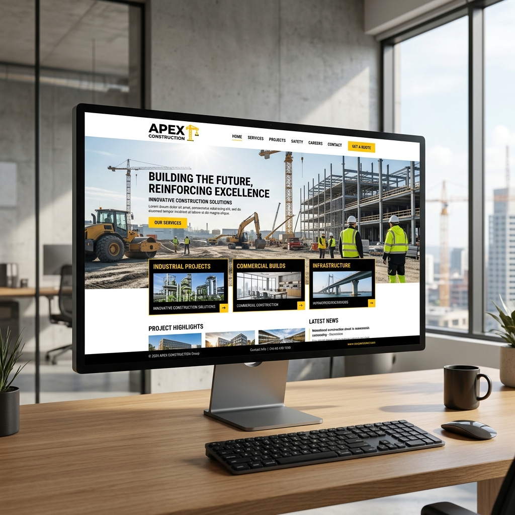 NÓRDICA Construcciones Mockup